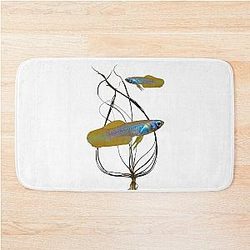 Poropanchax normani Cryptocoryne crispatula Bath Mat