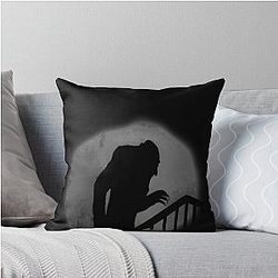 Nosferatu Silhouette Pillow