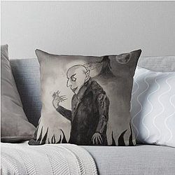 Nosferatu in Love Throw Pillow