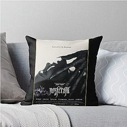 Nosferatu Horror Movie Poster Throw Pillow
