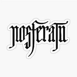 Nosferatu Sticker 2024