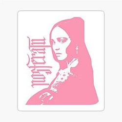 Nosferatu Lily Rose Depp Sticker