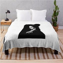 NOSFERATU LINOCUT Throw Blanket