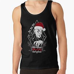 Christmas - Nosferatu Creepy Xmas Gothic Aesthetic Xmas Card Spooky Christmas Goth Xmas Halloween Christmas Shirt Creepy Design Tank