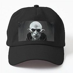 Nosferatu Vampire Portrait Dad Hat