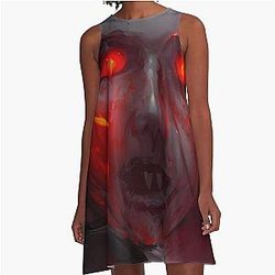 Nosferatu A-Line Dress