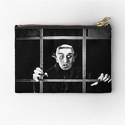 Orlok at the Window (Nosferatu 1922) Zipper Pouch