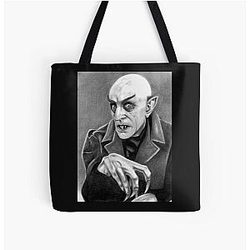 Nosferatu Over Print Tote Bag