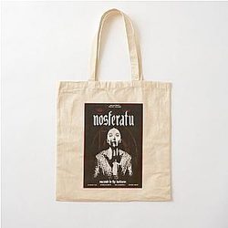 Nosferatu poster 2024 retro cotton tote bag