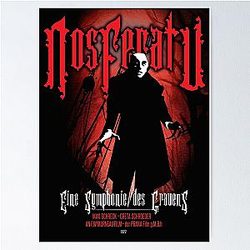 Nosferatu Silent Fillm German Expressionist Max Schreck Tribute Poster