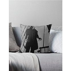 Nosferatu vintage Throw Pillow