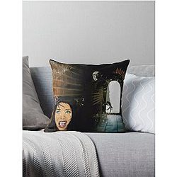Nosferatu Halloween Vampire Throw Pillow