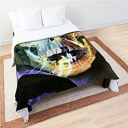 Nosferatu Skull  Comforter