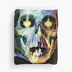 Nosferatu Skull  Duvet Cover