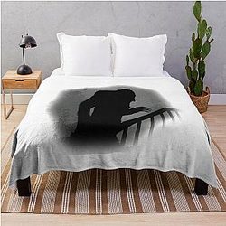 Nosferatu Silhouette 	 		 Throw Blanket