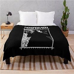Masquerade Clan Nosferatu Retro Throw Blanket