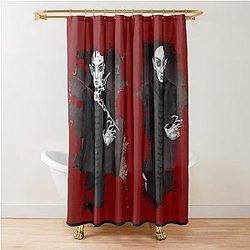 Halloween Nosferatu Leggings Shower Curtain