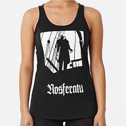 Nosferatu black Racerback Tank Top