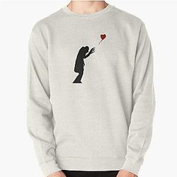 Nosferatu Banksy Balloon Pullover Sweatshirt