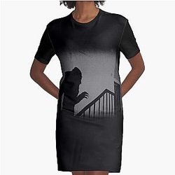 Nosferatu Vampire Vlad Dracula Tepes The Impaler Graphic T-Shirt Dress