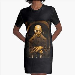 Nosferatu Graphic T-Shirt Dress