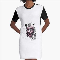 Nosferatu - Hand Drawn Graphic T-Shirt Dress