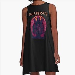 Nosferatu Castle A-Line Dress