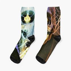 Nosferatu Skull  Socks