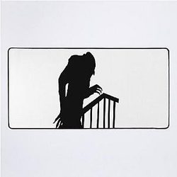 Nosferatu on stairs Desk Mat