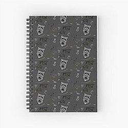 Nosferatu Clan Pattern (Vampire: The Masquerade) Spiral Notebook