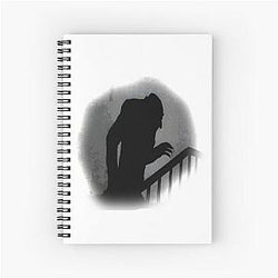 Nosferatu Silhouette 	 		 Spiral Notebook