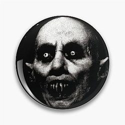 Nosferatu the Vampire cult classic goth gothic horror lover gift Halloween t shirt Pin