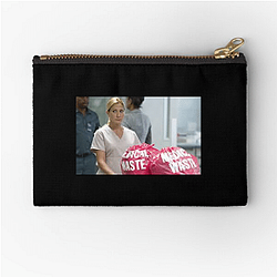 Strong Woman Nurse Jackie Zipper Pouches