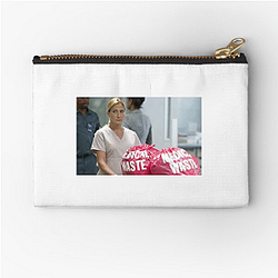 Strong Woman Nurse Jackie Zipper Pouches