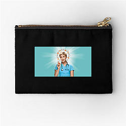 Double Life Nurse Jackie Zipper Pouches
