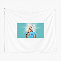 Double Life Nurse Jackie Tapestries