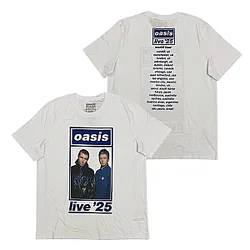 Colour Photo Live 25 World Tour DTNK2909 Oasis T-Shirt