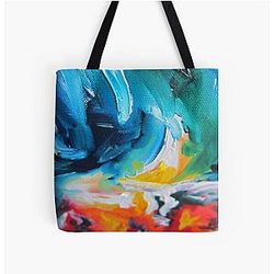 Oasis on Fire All Over Print Tote Bag RB1412