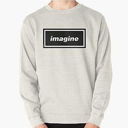 Imagine   Oasis Gallagher Lennon 90s Band Artwork Pullover Sweatshirt RB1412