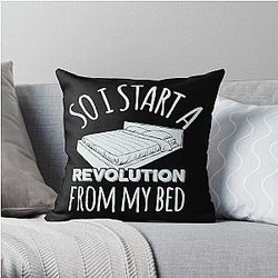 oasis dont look back in anger lyrics Throw Pillow RB1412