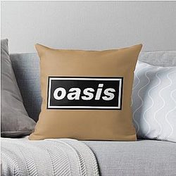 dont lock back in anger  OASIS oasis band Throw Pillow RB1412