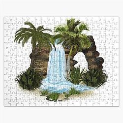 Oasis Waterfall Jigsaw Puzzle RB1412