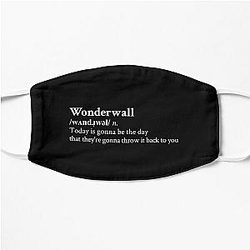 Wonderwall by Oasis Black Flat Mask RB1412