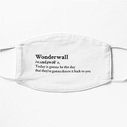 Wonderwall by Oasis Flat Mask RB1412