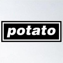 Potato Oasis Logo Poster RB1412