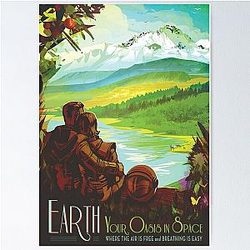 Earth  your oasis in space Poster RB1412