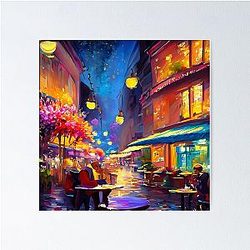 Urban Jazz Oasis Poster RB1412