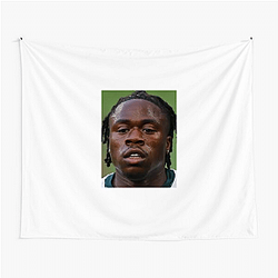 Obafemi The King of Goal Celebration Obafemi Tapestries