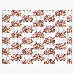 Odd Future logo 666 Jigsaw Puzzle RB2709