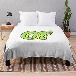 ODD FUTURE - GREEN Throw Blanket RB2709